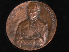 Antano Macijausko medalis. Dailininkas Stasys Makaraitis